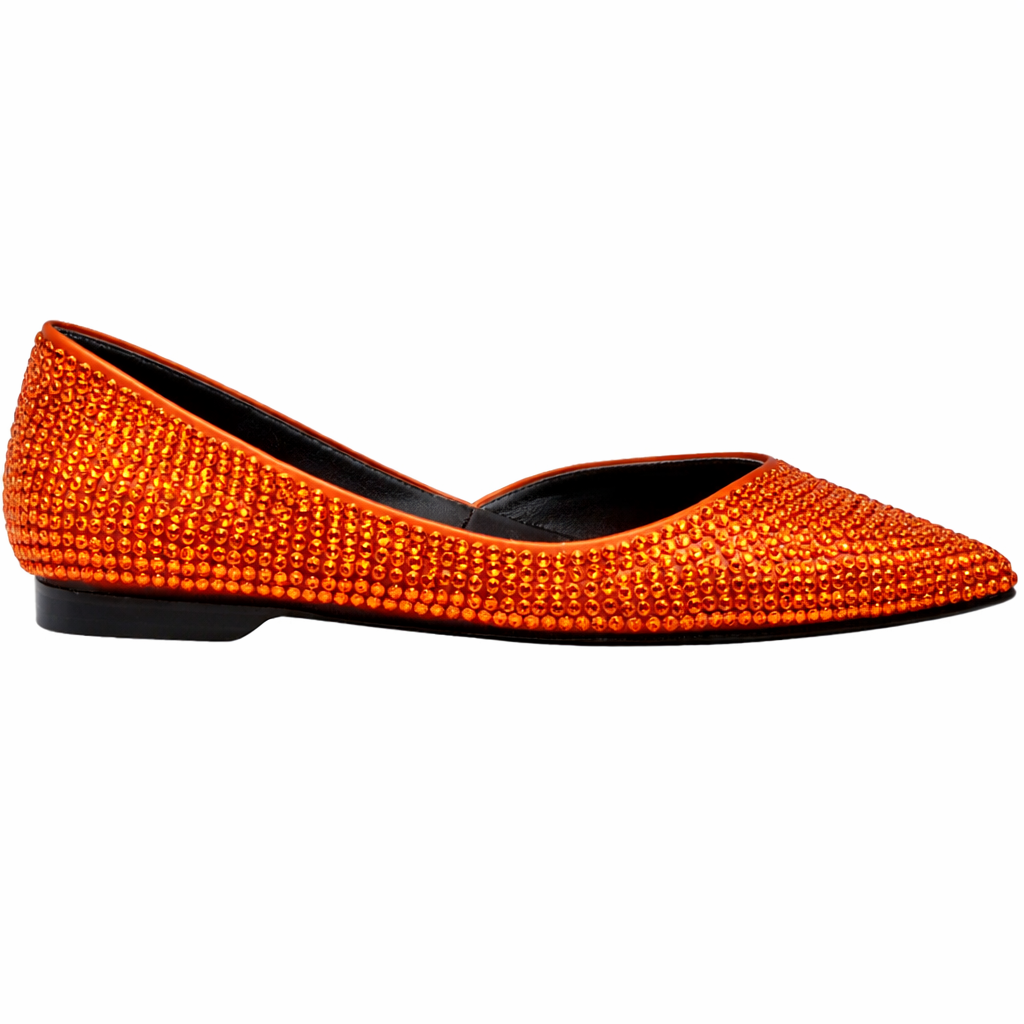 sandali orange crystal