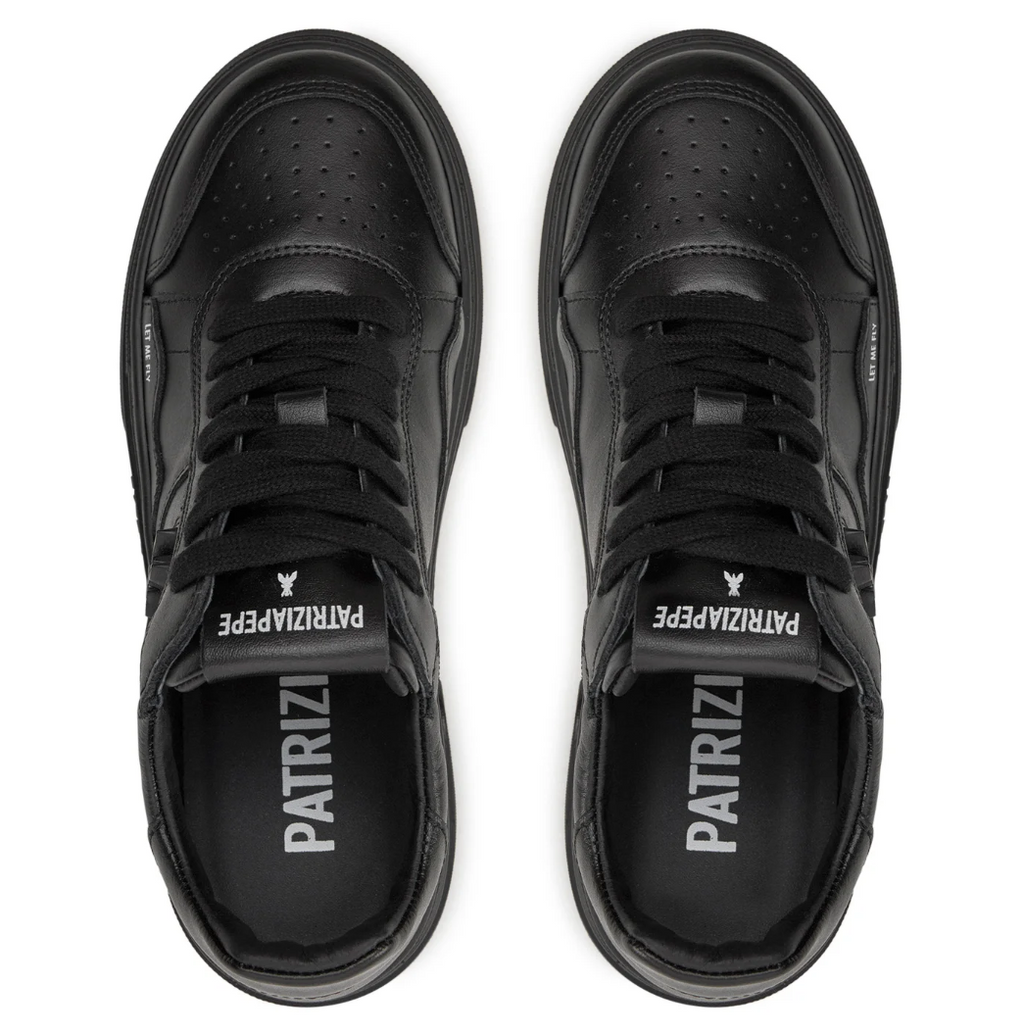 sneakers pelle nera