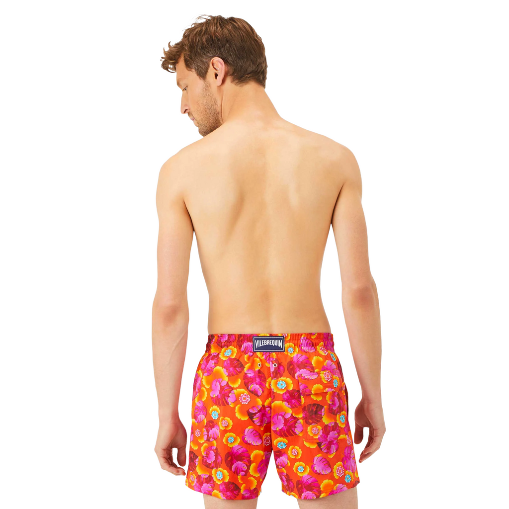 swim shorts leaf vintage