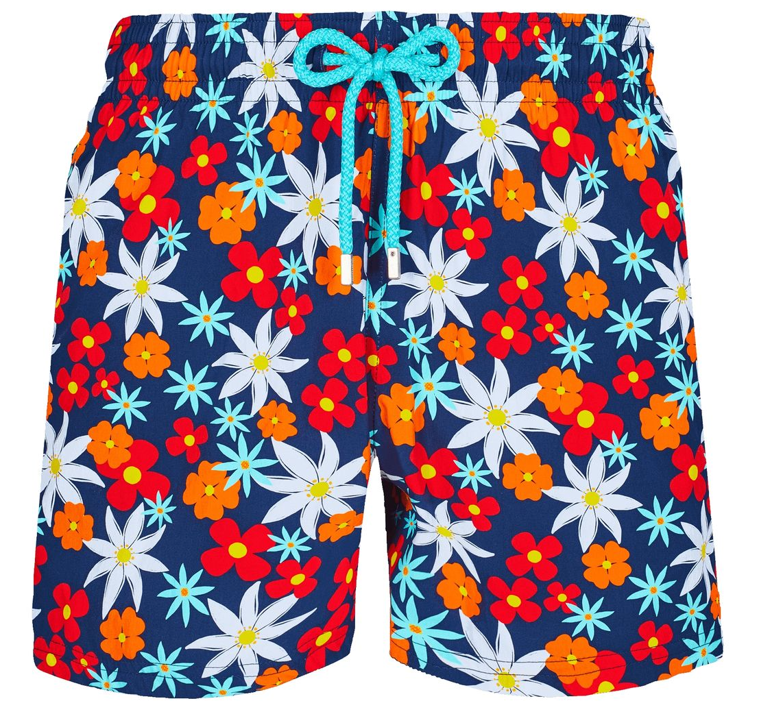 Swim shorts spring flowers