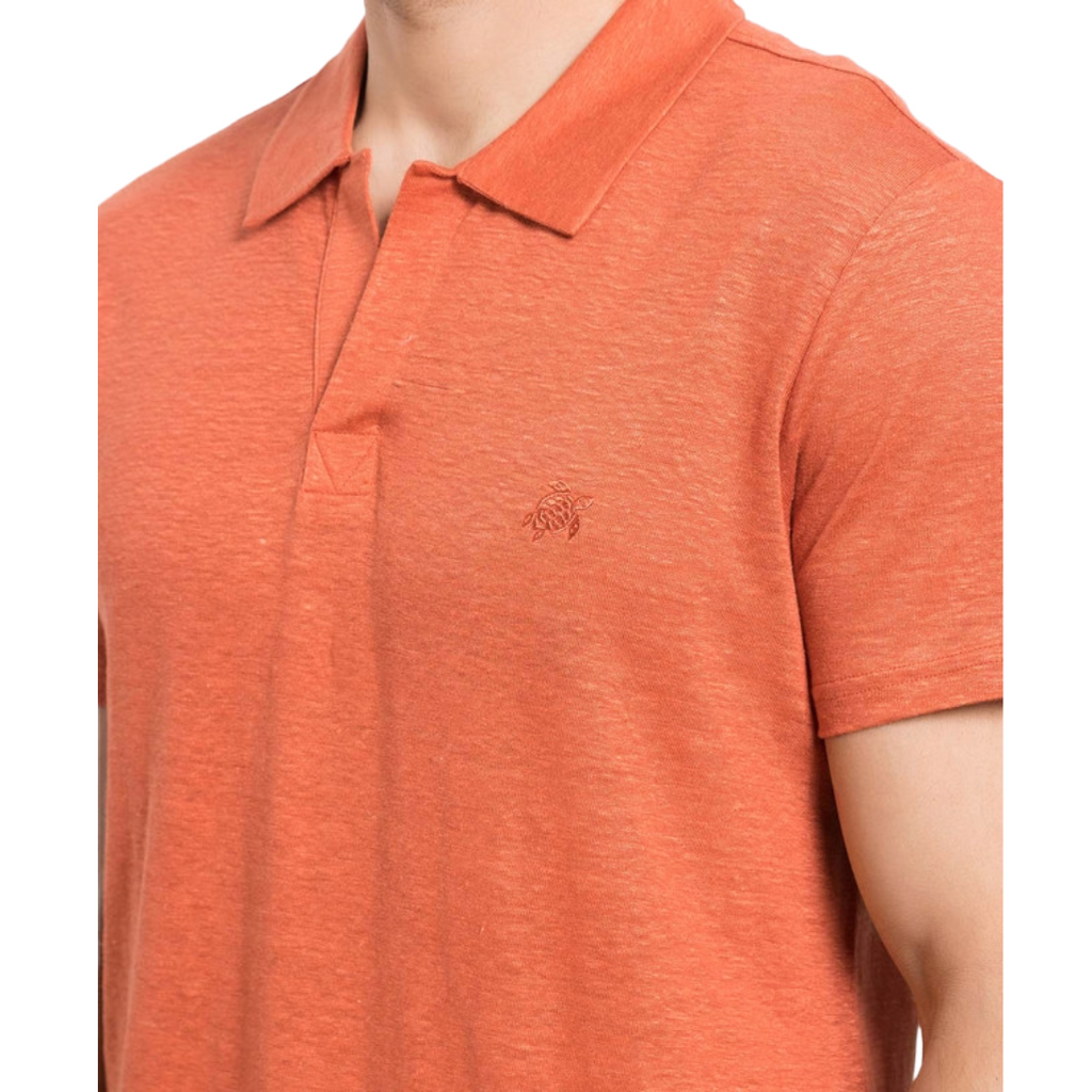 Vilebrequin Man Polo Abricot Orange