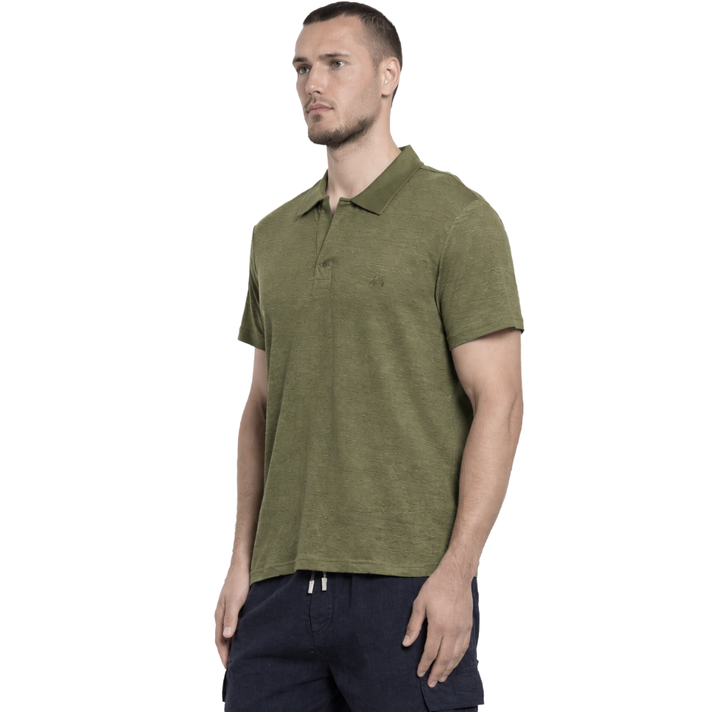 Vilebrequin Man Polo Oliva Green
