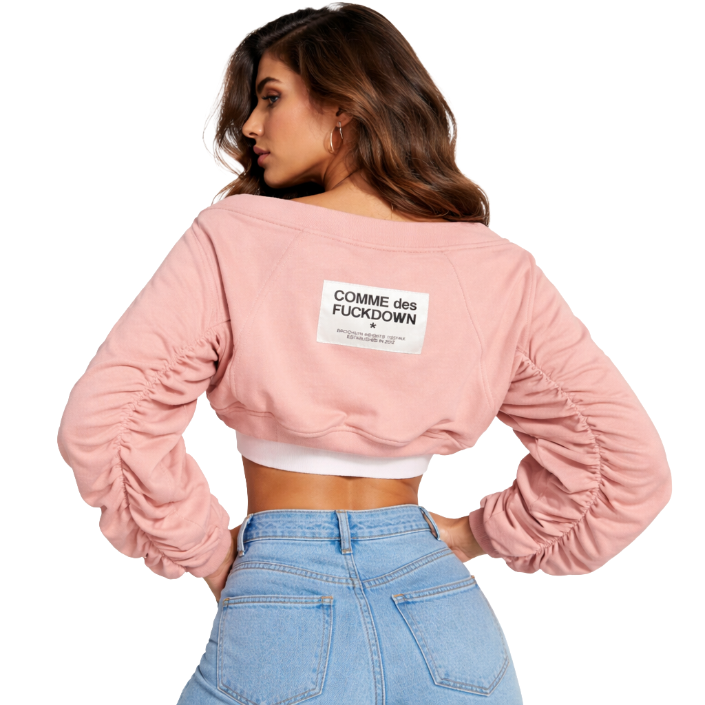 Comme Des Fuckdown Woman Bomber Coprispalla Pink