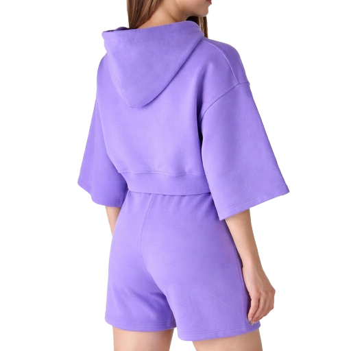 Comme Des Fuckdown Woman Sweatshirt Print Purple