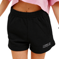 Comme Des Fuckdown Woman Embroidered Shorts Black