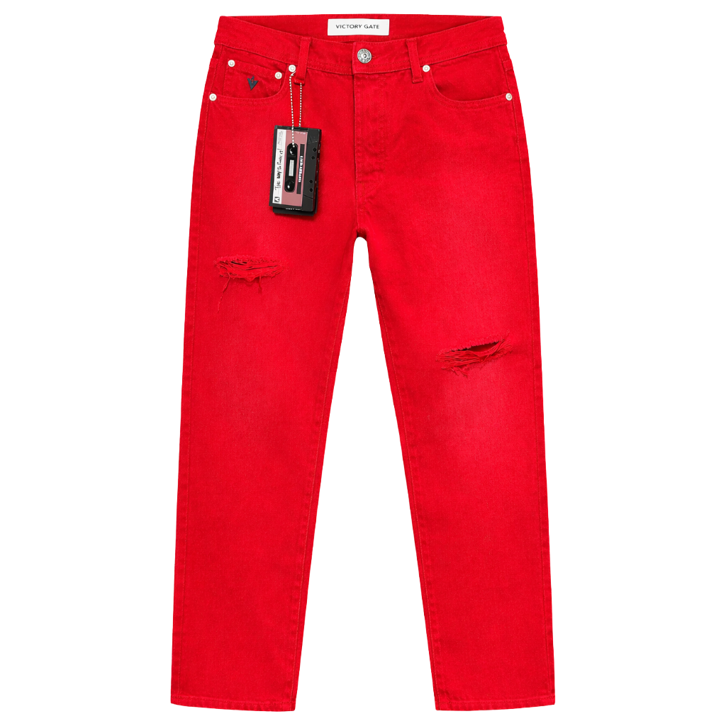 Elisabetta Franchi Woman Jeans Red