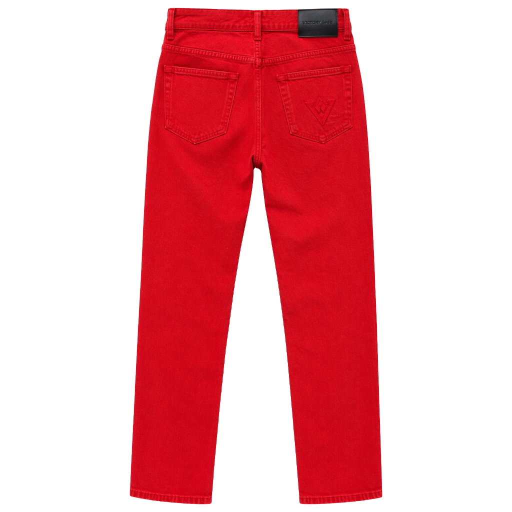 Elisabetta Franchi Woman Jeans Red