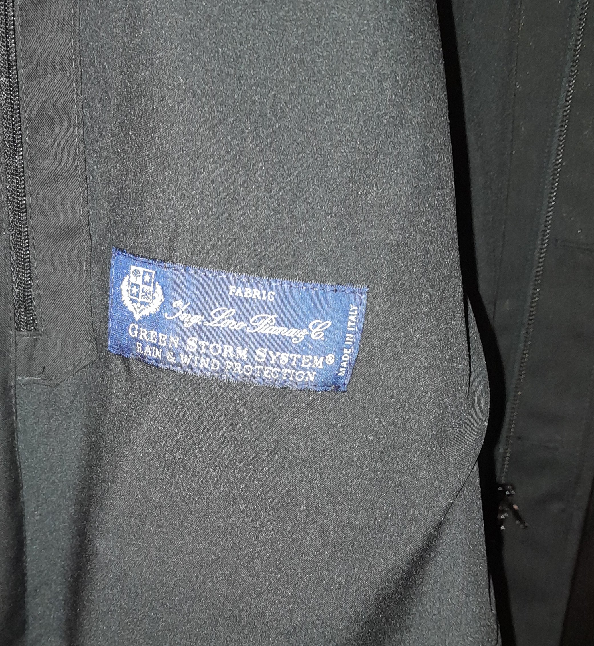 Loro Piana Fabric Man Jacket Rainproof Black