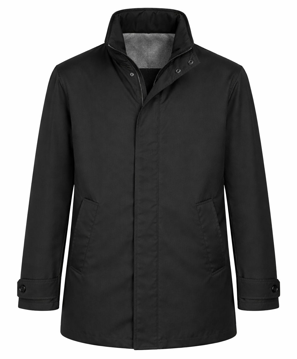 Loro Piana Fabric Man Jacket Rainproof Black