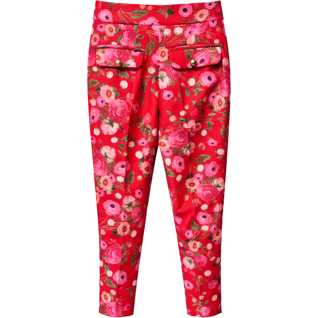 Elisabetta Franchi Trousers Print Floreale — view 3