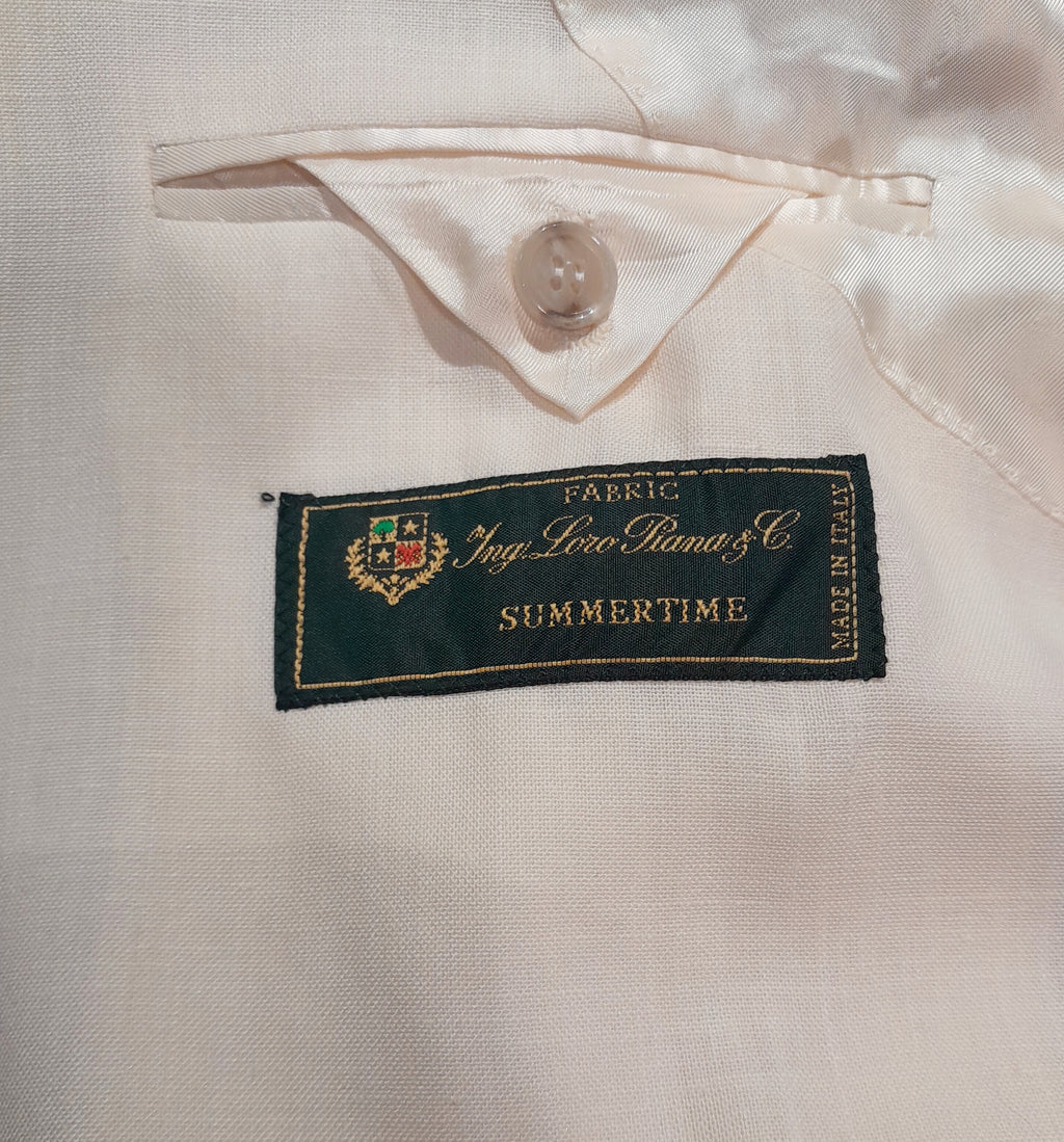 Loro Piana Suit Wool & Silk White — view 3