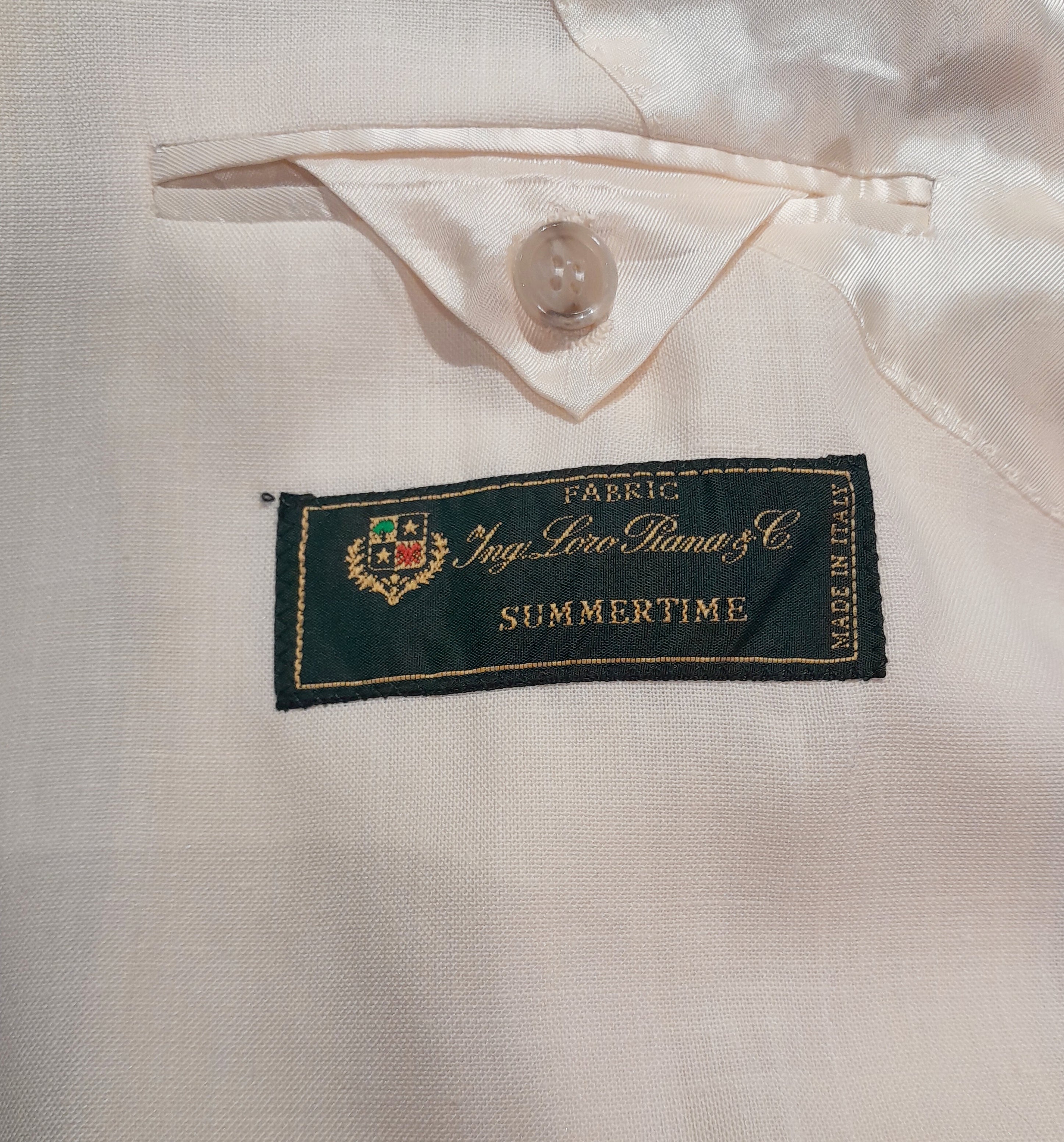 Loro Piana Suit Wool & Silk White — view 3