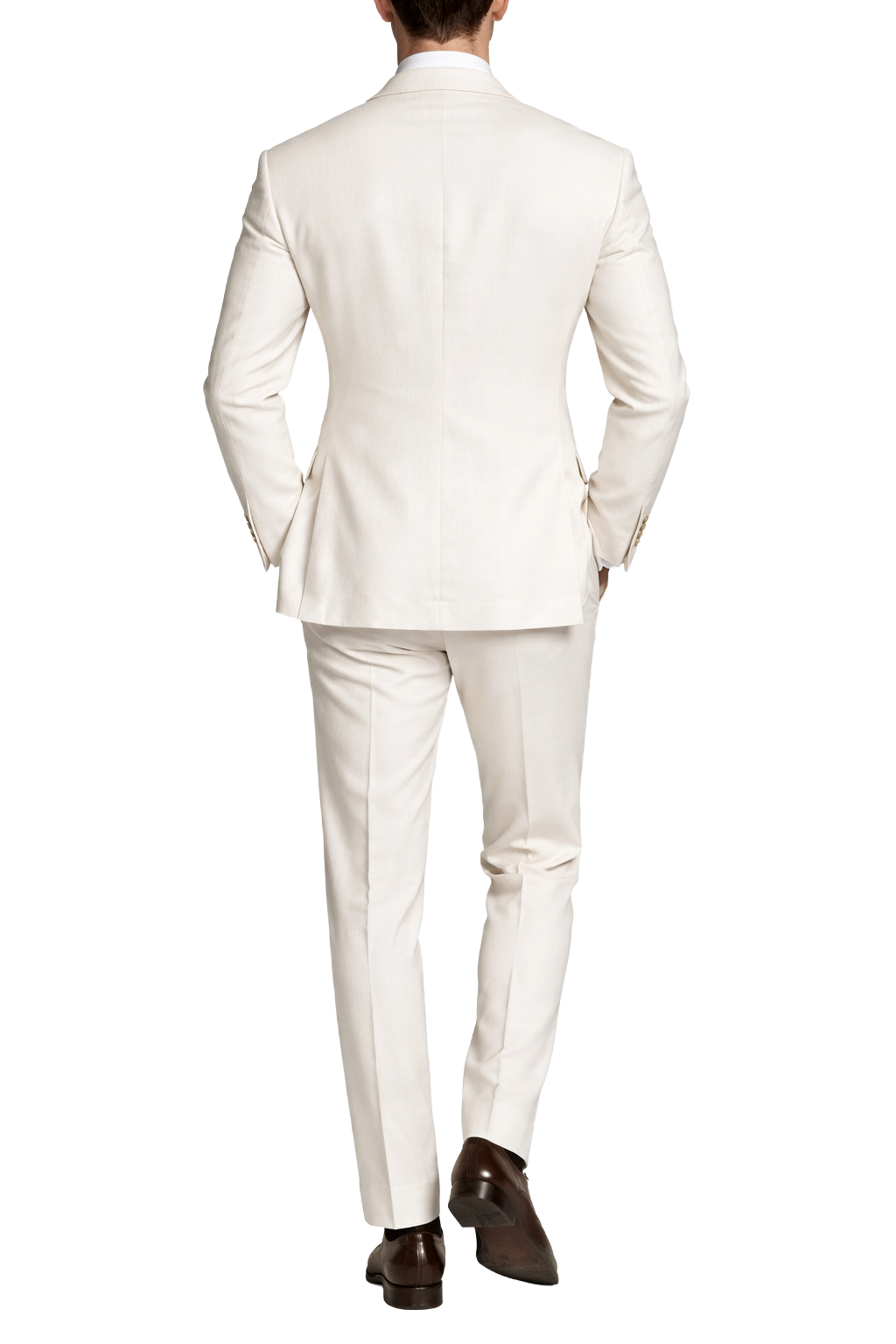 Loro Piana Suit Wool & Silk White — view 2