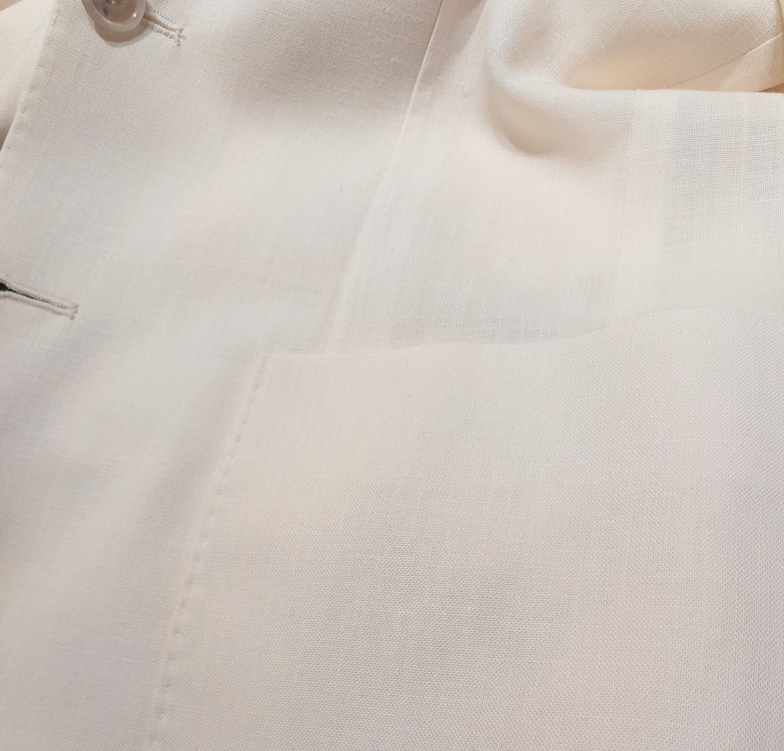 Loro Piana Suit Wool & Silk White — view 4