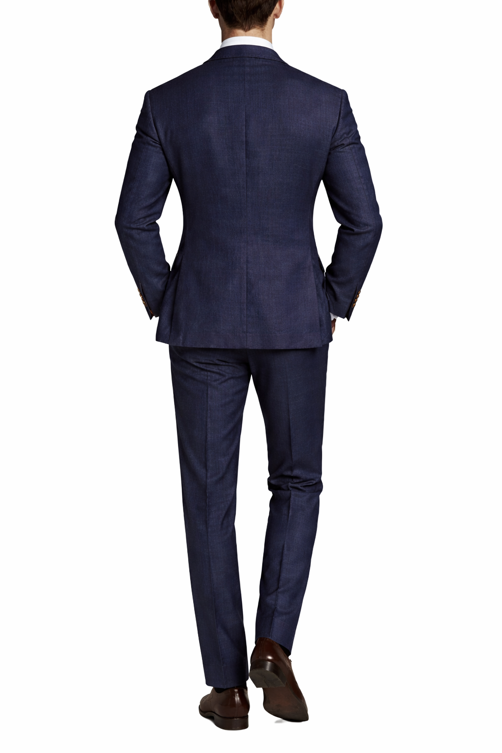Loro Piana Suit Wool & Silk Blue — view 2