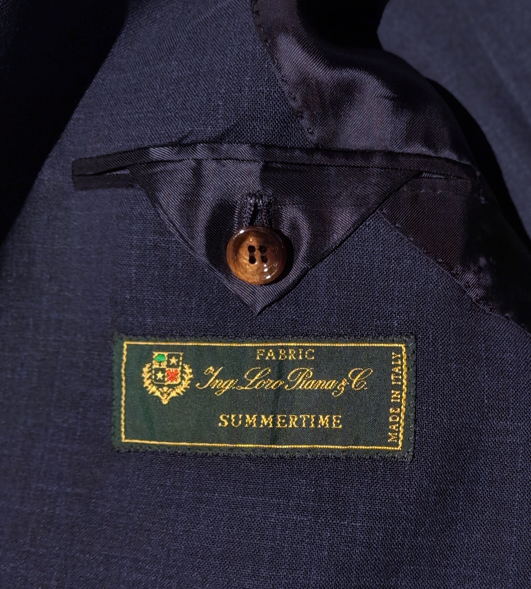 Loro Piana Suit Wool & Silk Blue — view 4
