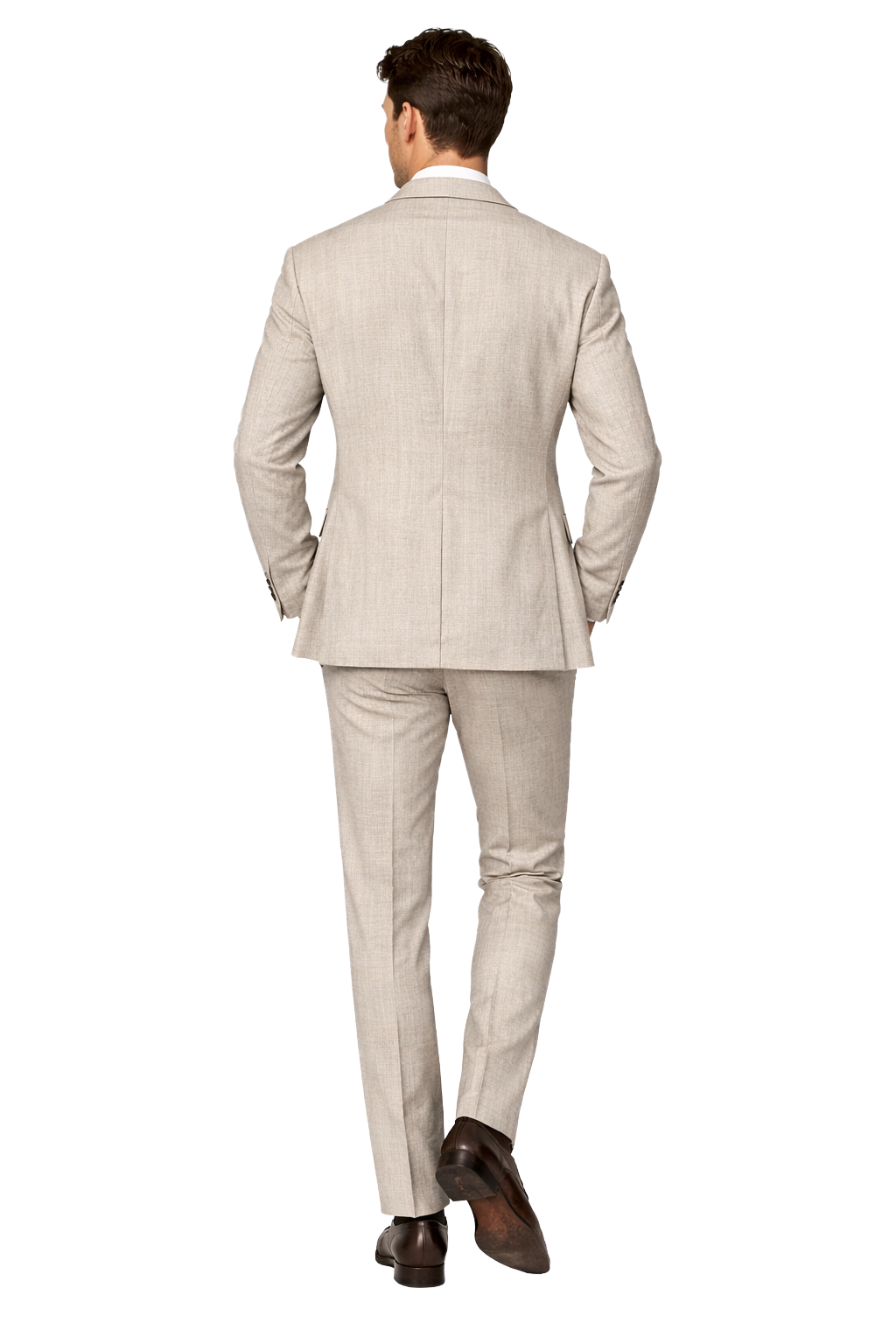 Loro Piana Suit Double-Breasted Wool & Silk — view 2