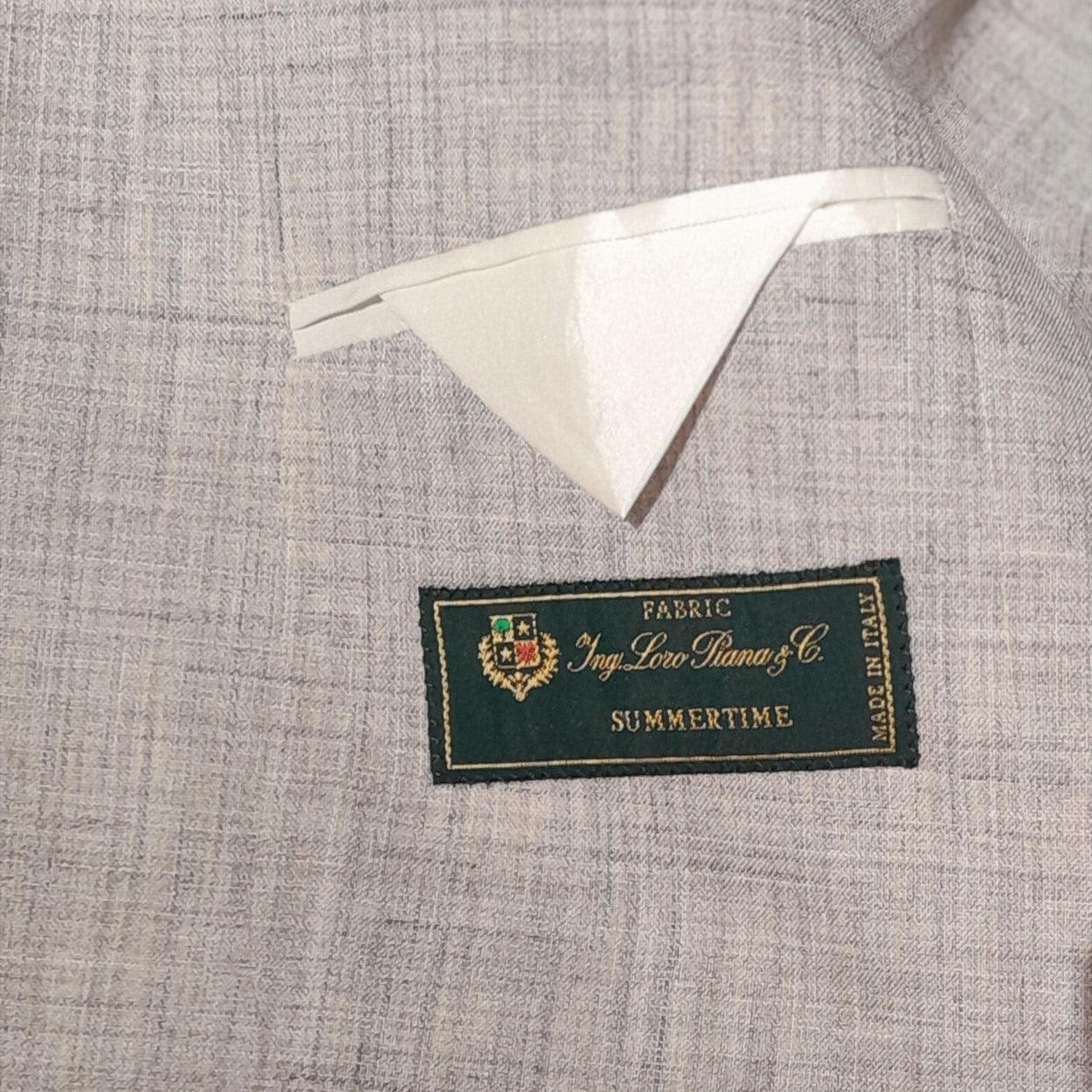 Loro Piana Suit Double-Breasted Wool & Silk — view 5