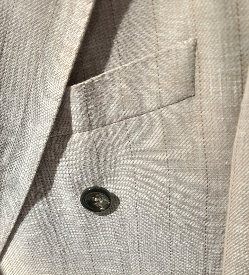 Loro Piana Suit Double-Breasted Pinstripe — view 4
