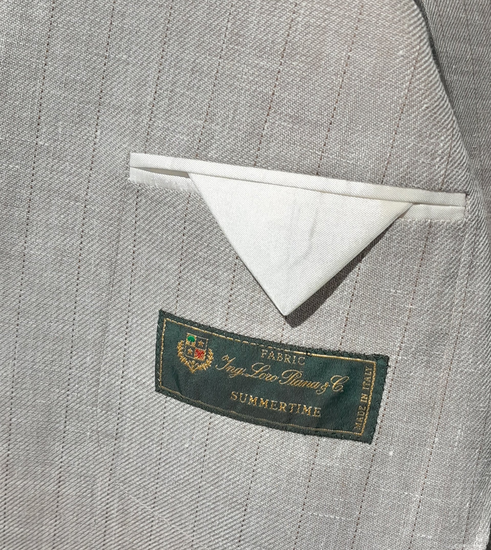 Loro Piana Suit Double-Breasted Pinstripe — view 3