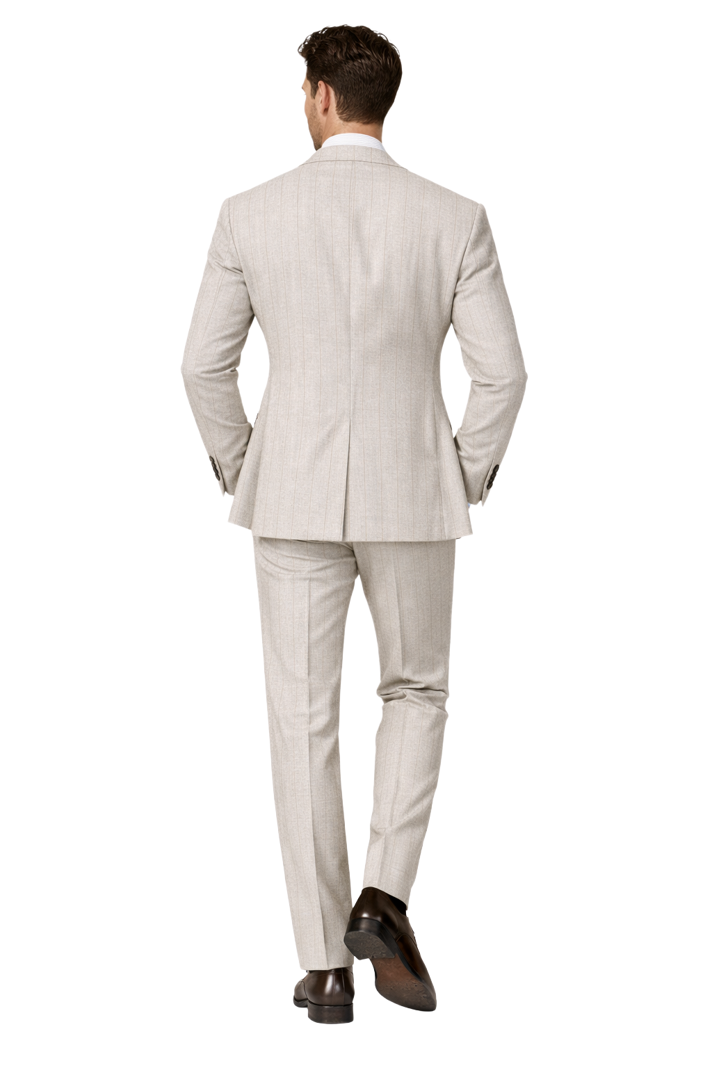 Loro Piana Suit Double-Breasted Pinstripe — view 2
