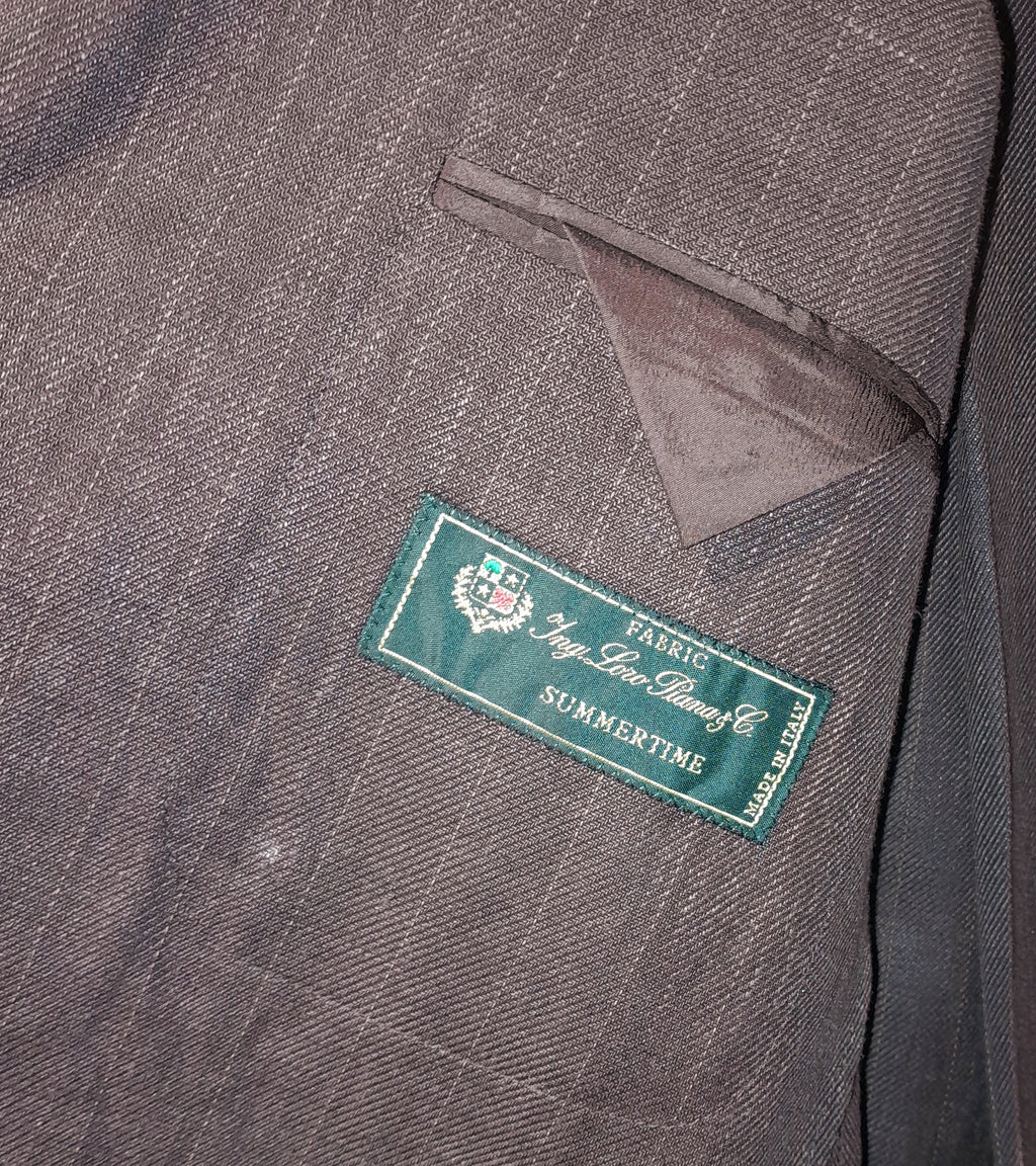 Loro Piana Suit Double-Breasted Pinstripe — view 3