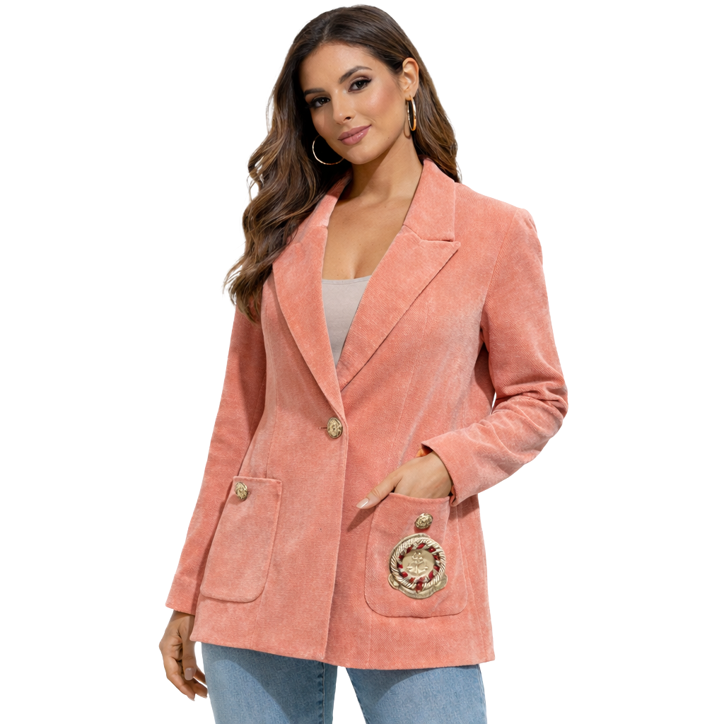 Elisabetta Franchi Jacket Spilla Pink