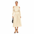 Pinko Woman Dress Hazzard Beige