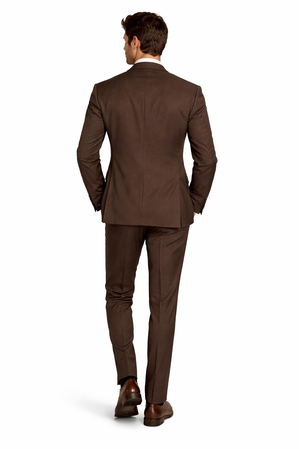 Loro Piana Suit Wool Brown — view 2
