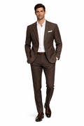 Loro Piana Suit Wool Brown