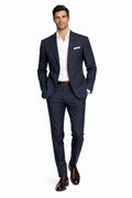 Loro Piana Suit Wool Blue