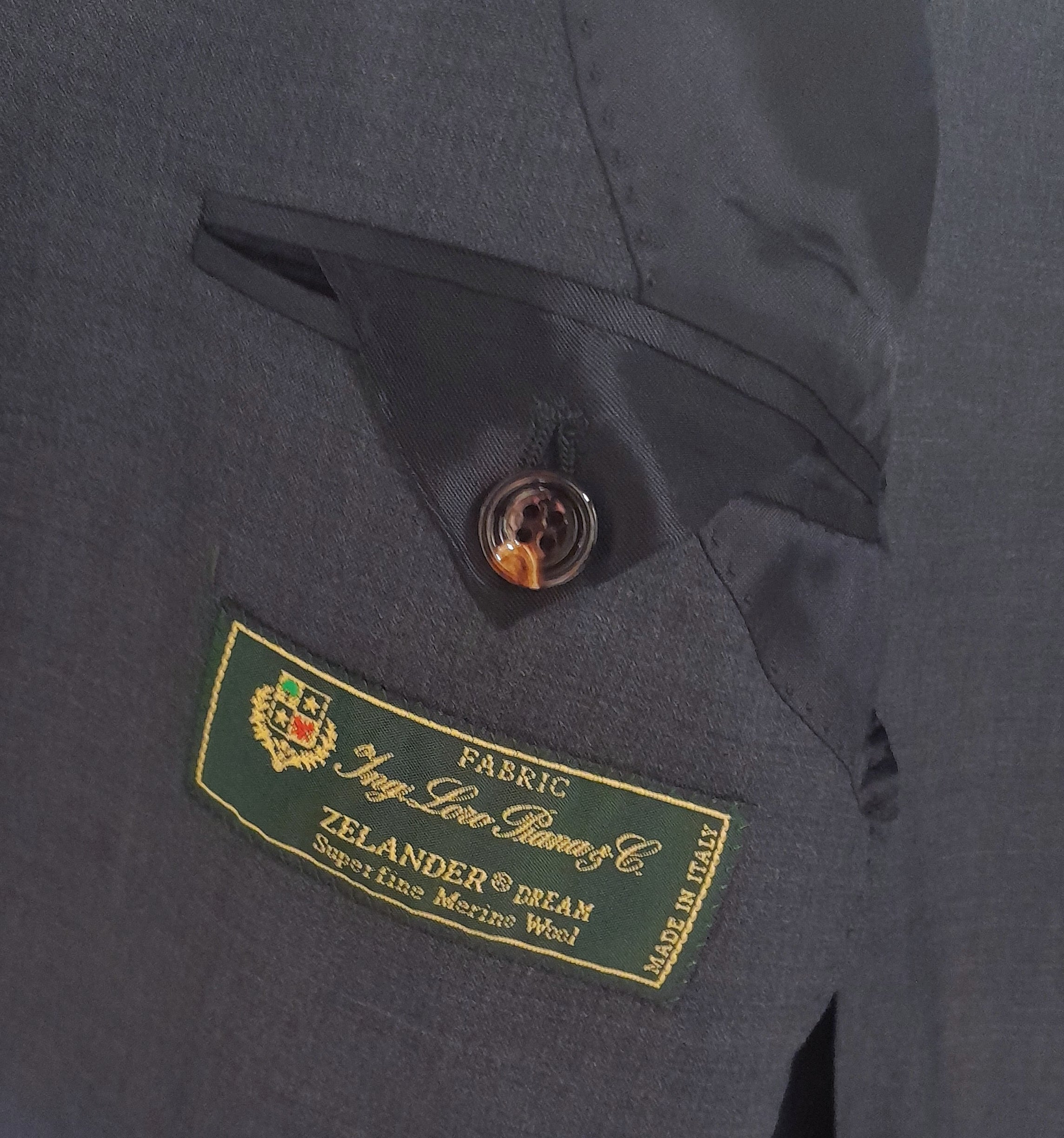 Loro Piana Suit Wool Blue Navy — view 3