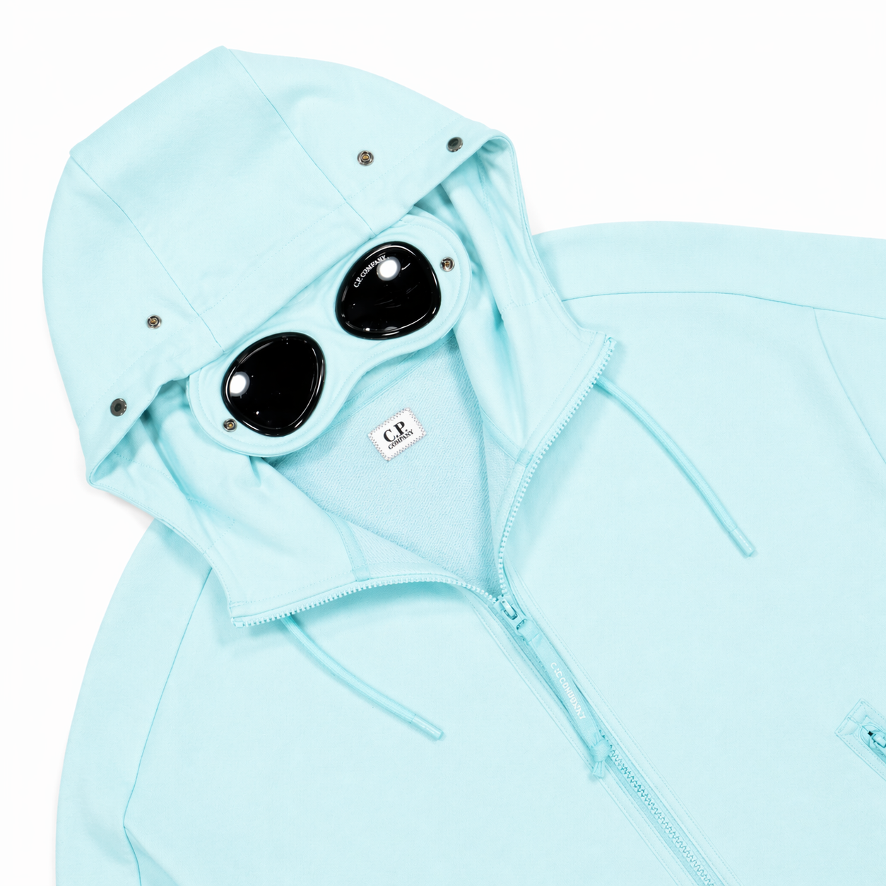 C.P. Company Herren Sweatshirt Goggles Hellblau