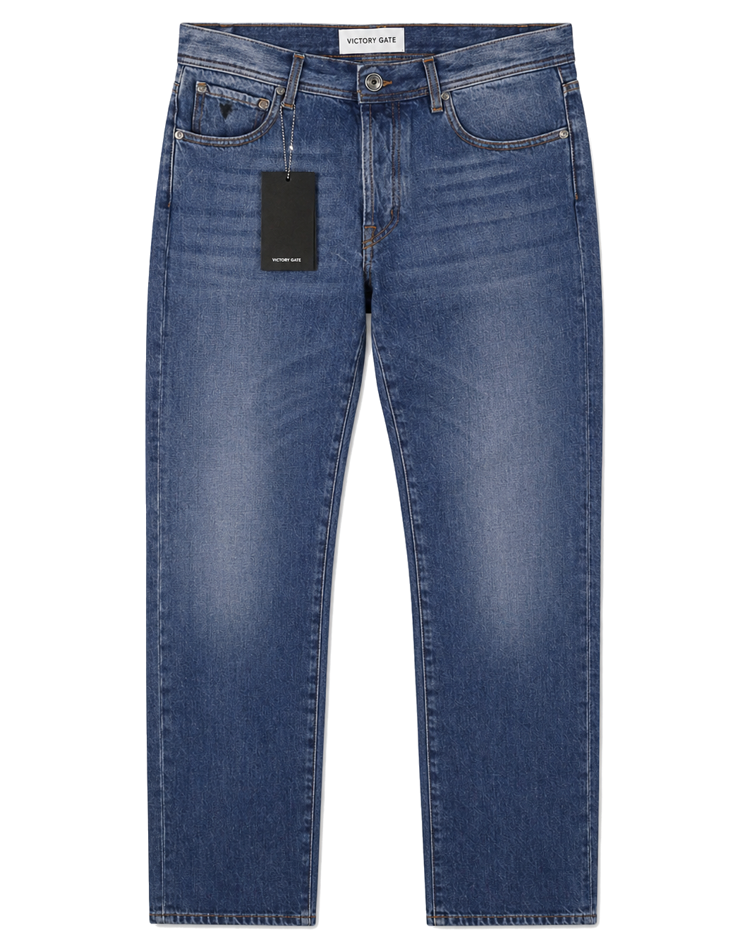 denim slim fit indaco mid