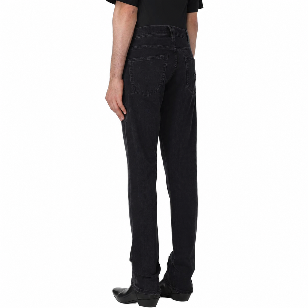 denim slim fit black