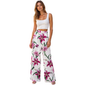 Dolce & Gabbana Woman Trousers Patterned Floral White