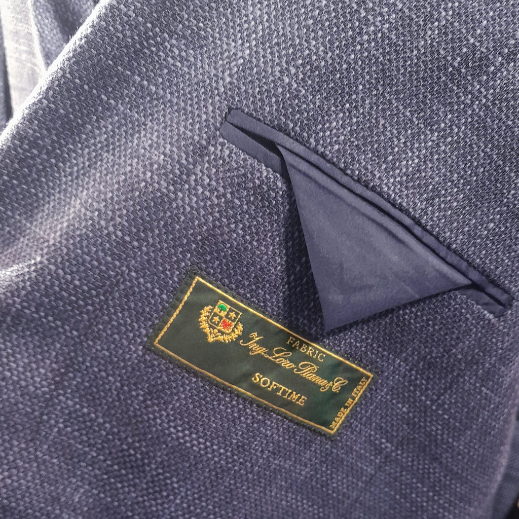 Loro Piana Linen Jacket Double-Breasted Softime — view 3