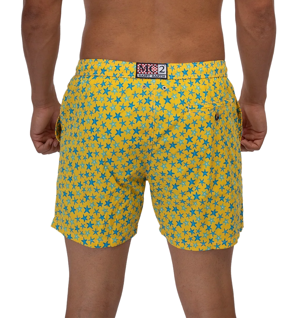 MC2 Saint Barth Man Comfort Light Star Coral Swimwear Yellow