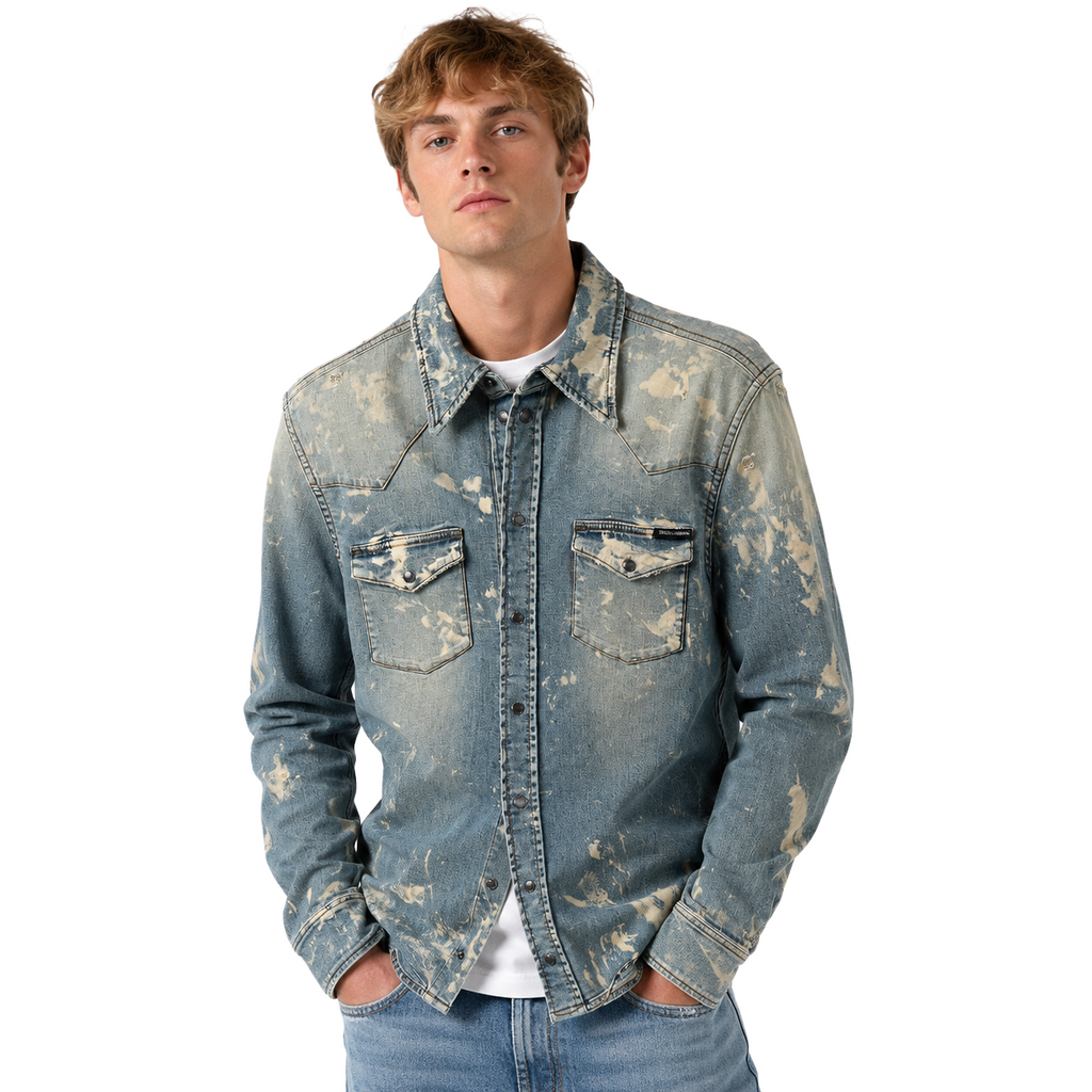 Dolce & Gabbana Man Light Blue Jackets