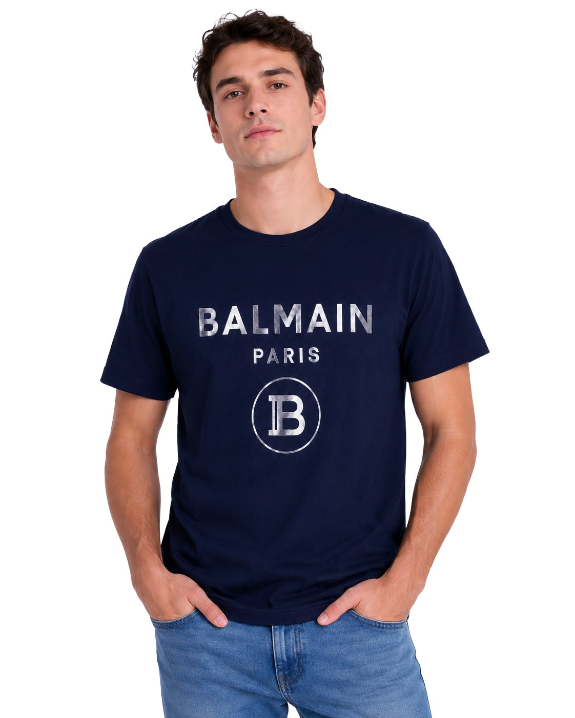 Balmain Man Blue T-shirt & Top