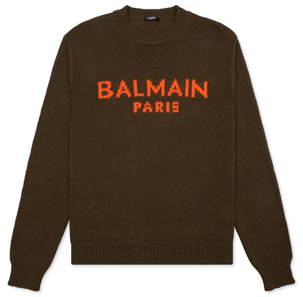 Balmain Man Brown Sweaters