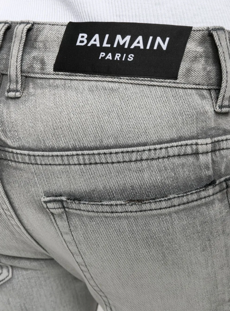 Balmain Man Grey Jeans