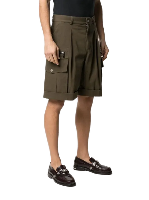 Balmain Man Green shorts