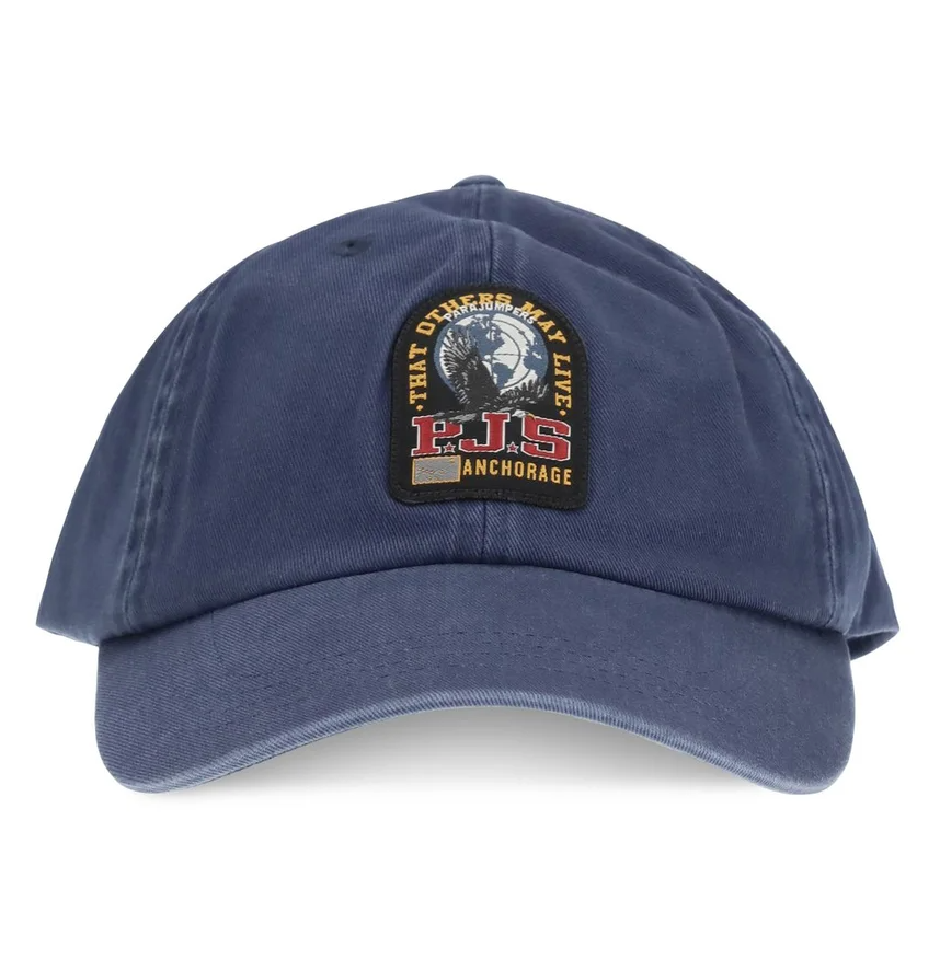 Parajumpers Man Cappellino Sky Steel Caps Blue