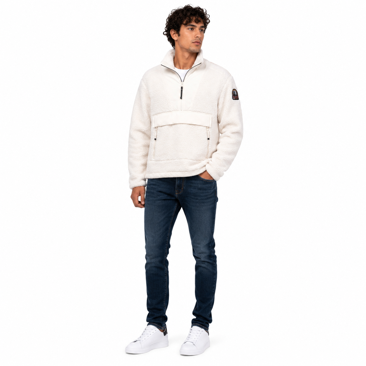 Parajumpers Man White Sweatshirts