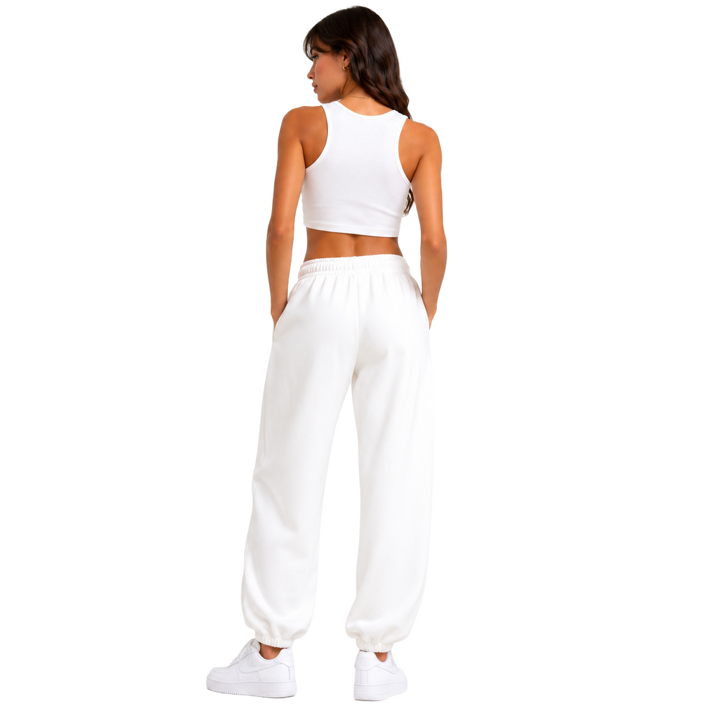Parajumpers Cotton Pantalone Kryzia White — view 2