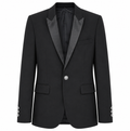 Balmain Man Black Formal Jacket