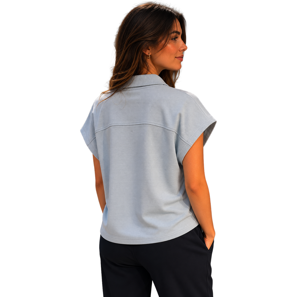 Parajumpers Cotton Polo Alya Azzurra Light Blue — view 2