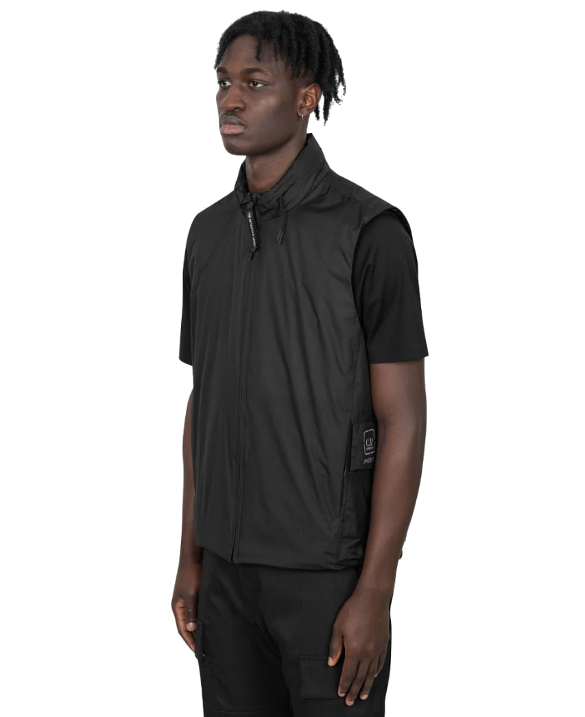 C.P. Company Nylon Vest Black Pertex — view 2
