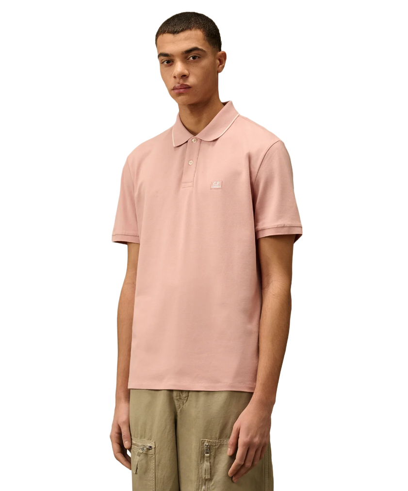 C.P. Company Cotton Polo Stretch Piquet — view 2